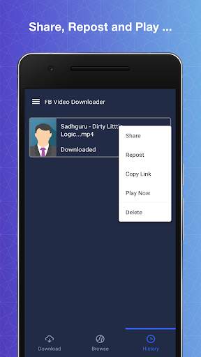 Video Downloader For Facebook- Download & Share screenshot 8