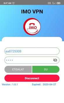 IMO VPN screenshot 1