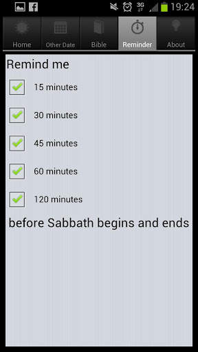 The Sabbath App 4 تصوير الشاشة