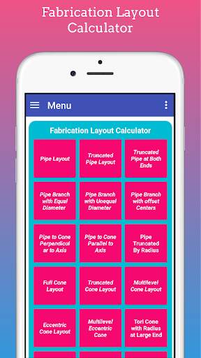 Fabrication Calculator screenshot 1