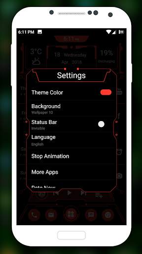 Futuristic Launcher - App lock, Hide App screenshot 14