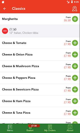 Milano Pizza Ordering App screenshot 3