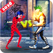 Ladybug Fighter Game أيقونة