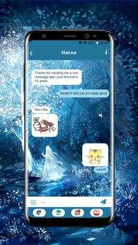 S9 Message: Galaxy Themes for SMS, MMS 3 تصوير الشاشة