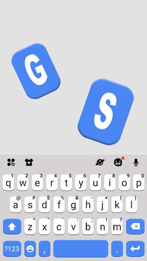 Blue Business Keyboard Theme screenshot 5