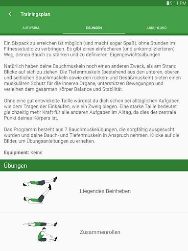 Bauchmuskel Workouts screenshot 8
