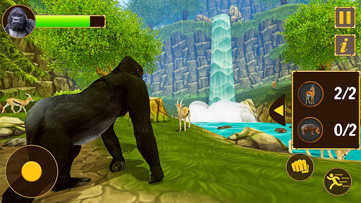 The Angry Gorilla Hunter- Wild Animal Attack Games screenshot 3