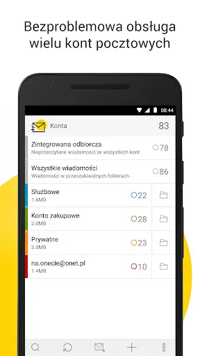 Onet Poczta - aplikacja e-mail screenshot 2