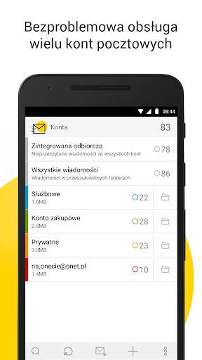 Onet Poczta - aplikacja e-mail screenshot 2