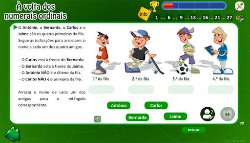 À volta dos numerais ordinais screenshot 7