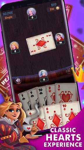 Hearts - Offline Card Games screenshot 1