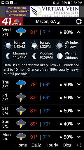 41NBC AccuWeather App screenshot 4