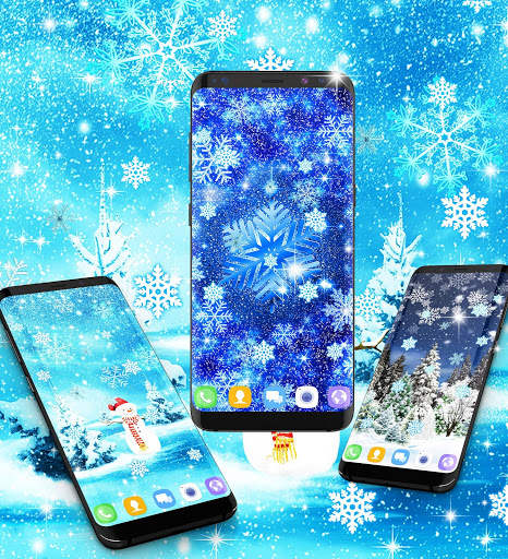 Snow winter live wallpaper screenshot 4