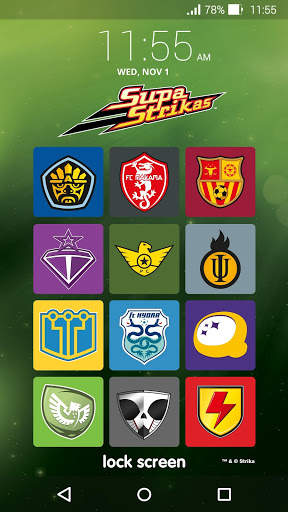 Supa Strikas Lock Screen screenshot 1