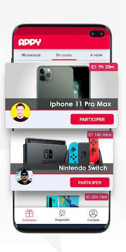 APPY : jeux concours 100% gratuits screenshot 2