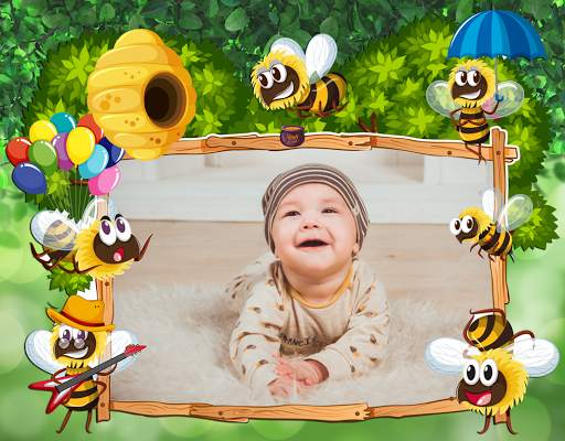 Kids Photo Editor : Cool Photo Frames & Stickers screenshot 3