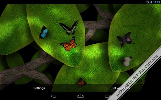 Tap Leaves Free Live Wallpaper screenshot 12
