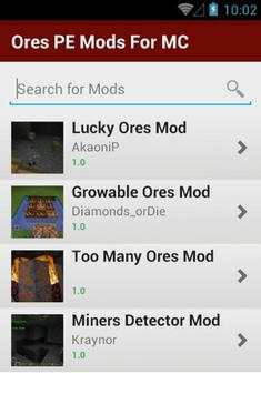 Ores PE Mods For MC screenshot 2