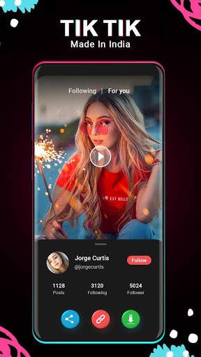 TikTik India -India Short Video Maker Sharing App screenshot 4