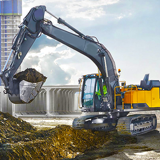Heavy Excavator Crane Construction Simulator icon