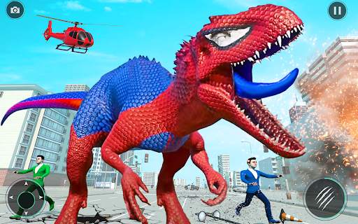 Angry Dinosaur City Rampage 7 تصوير الشاشة