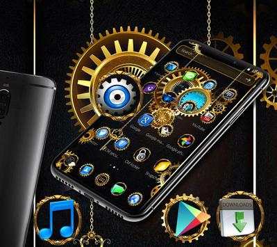 Golden Machine Launcher Theme screenshot 4