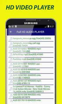 HD Video Audio Player screenshot 5