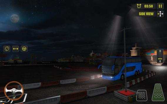 Pelatih Bus Malam Parkir 3D screenshot 2