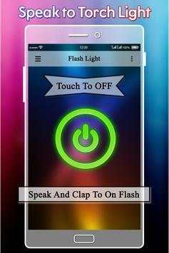 Speak to Torch Light :  Flashlight screenshot 4