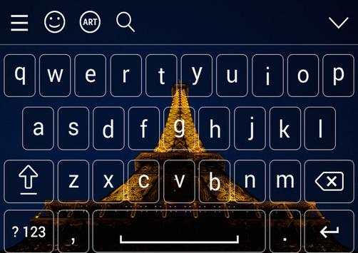 Keyboard For PSG Theme скриншот 2