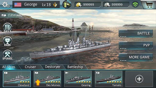 โจมตีเรือรบ 3D -Warship Attack screenshot 5