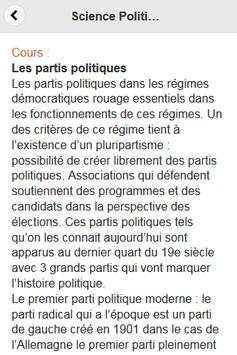 Cours de Science Politique скриншот 3