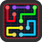 The Flowing Free Game - Connect the same Color DOT icon