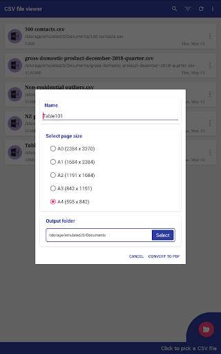 CSV File Viewer скриншот 17