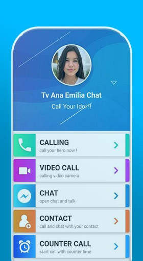 Fake Tv Ana Emilia Call & Chat screenshot 1