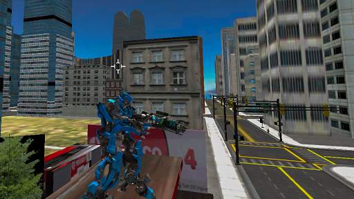 Robots Fighting In Street screenshot 1