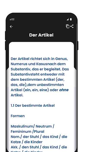 Deutsche Grammatik screenshot 3
