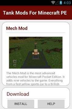 Tank Mods For Minecraft PE screenshot 4