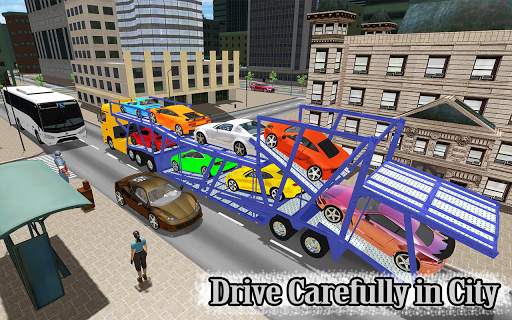 Car Transporter Trailer Truck screenshot 2