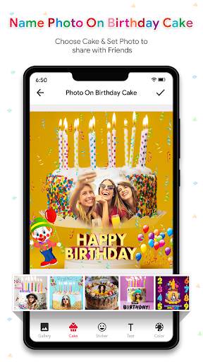 Name Photo On Birthday Cake - Birthday Photo Frame screenshot 4