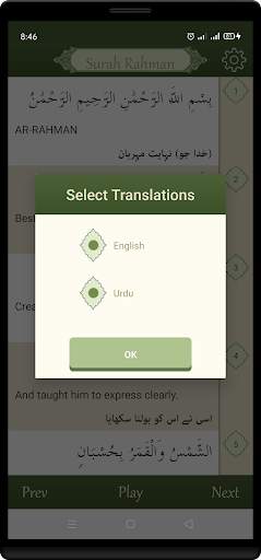 Surah Rahman (Qari Sudais) screenshot 5