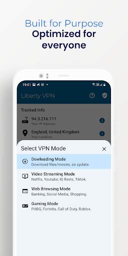 Liberty VPN Secure & Fast VPN screenshot 3