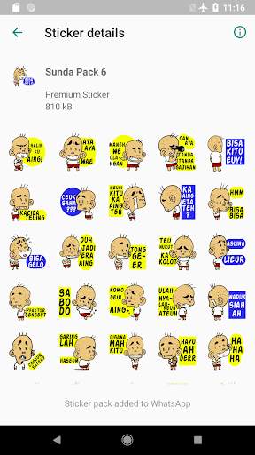 Sticker Sunda Kocak Terbaru WAStickerApps screenshot 2