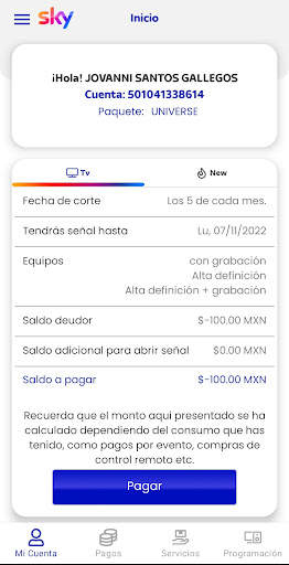 App SKY screenshot 2