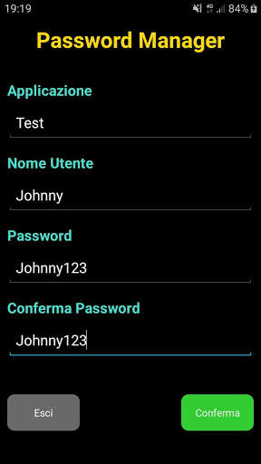 My Password Manager स्क्रीनशॉट 3