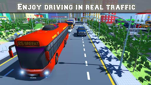Public Transport Bus Driving - Coach Bus Simulator screenshot 4