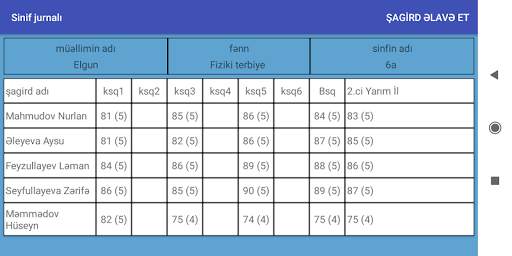 Sinif jurnalı screenshot 1