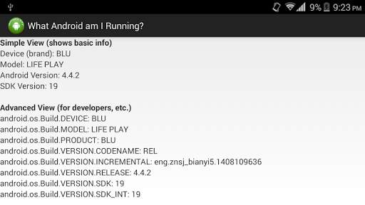What's my Android Version? screenshot 2