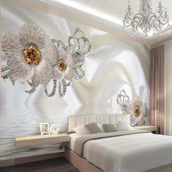 Wallpaper Wall Design Ideas screenshot 1