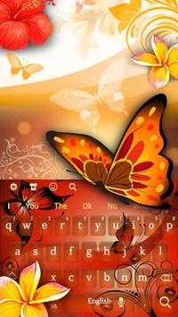 Orange Butterfly Keyboard screenshot 4
